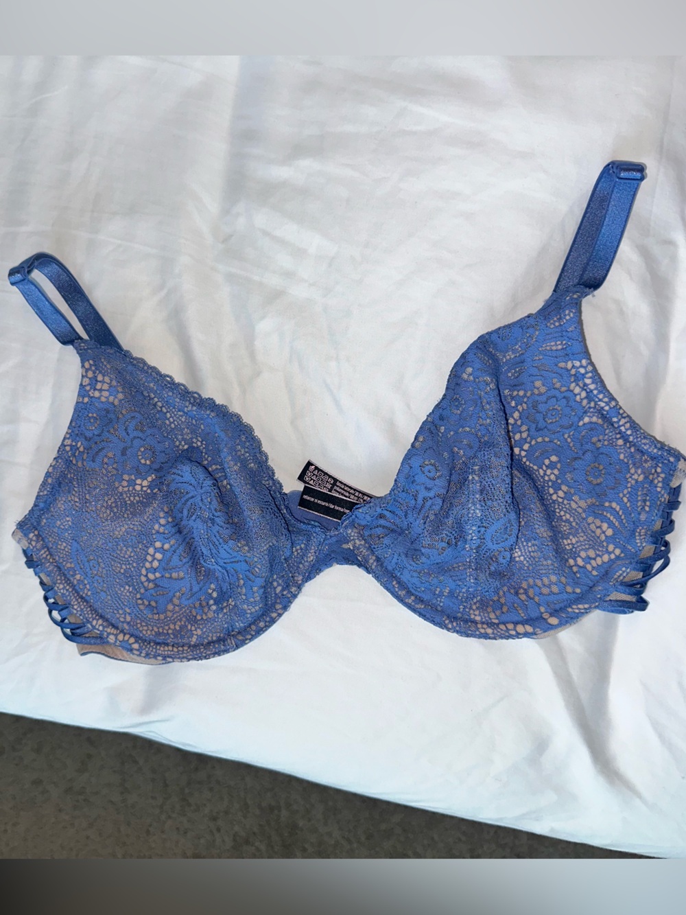 Victoria's Secret Blue Lace Underwire Bra